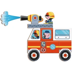 Janod Magnéti'book Pompiers* Jeux Éducatifs Maternelle|Jeux Éducatifs Magnétiques