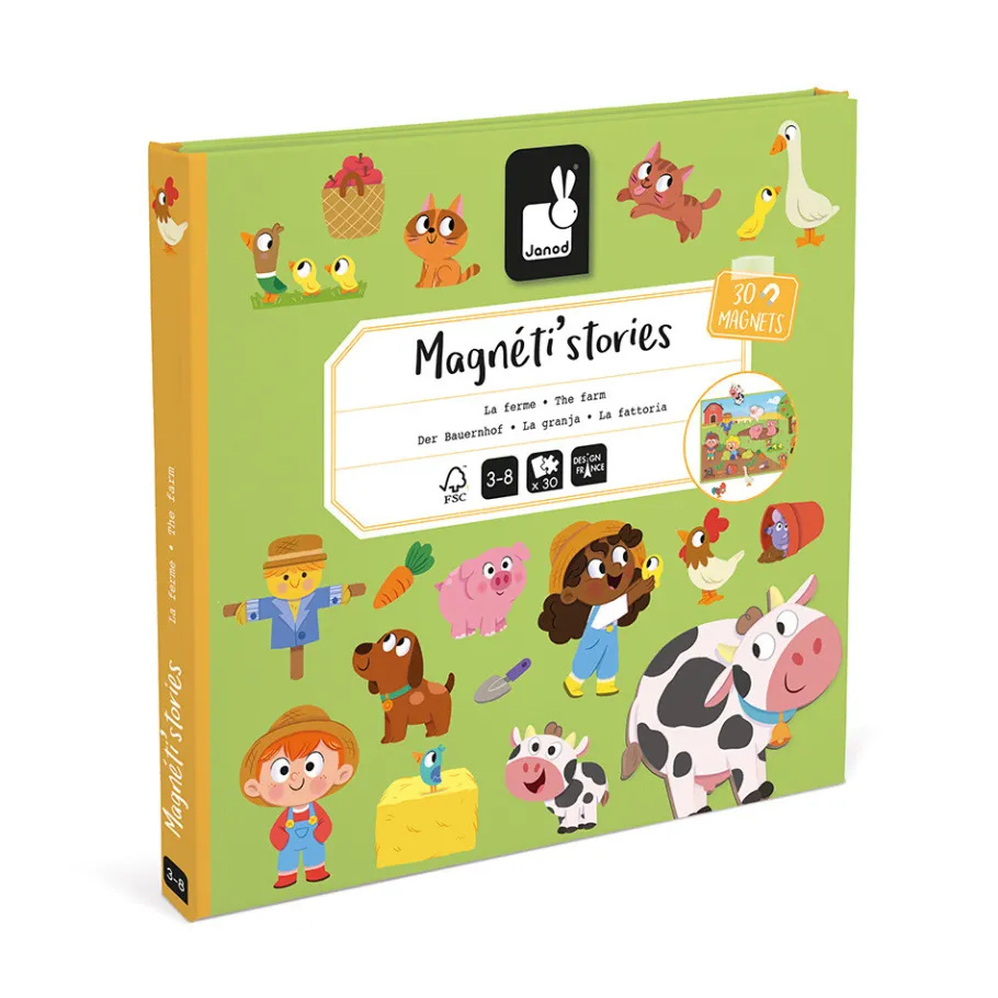 Janod Magnéti'stories la Ferme* Jeux Éducatifs Magnétiques|Jeux Éducatifs Maternelle