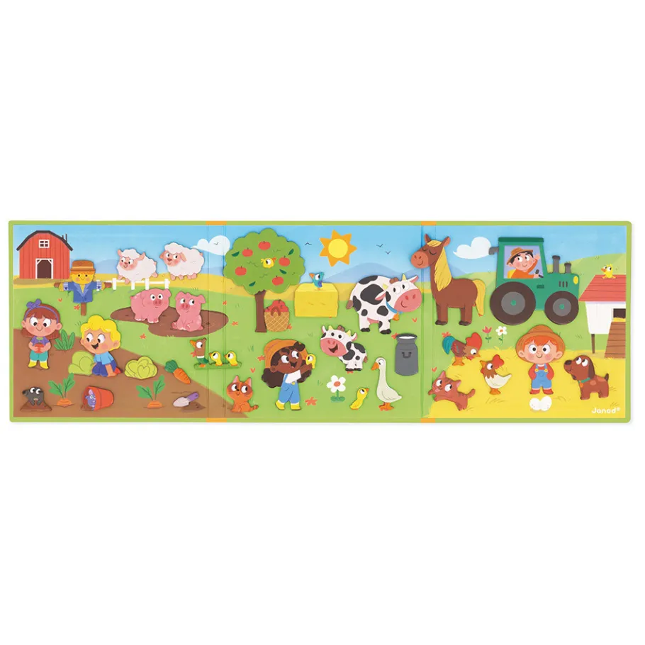 Janod Magnéti'stories la Ferme* Jeux Éducatifs Magnétiques|Jeux Éducatifs Maternelle