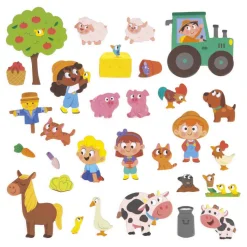 Janod Magnéti'stories la Ferme* Jeux Éducatifs Magnétiques|Jeux Éducatifs Maternelle