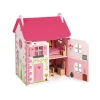 Janod Maison de poupées Mademoiselle (bois)* Maison De Poupées|Accessoires Poupons, Poupées & Ménage