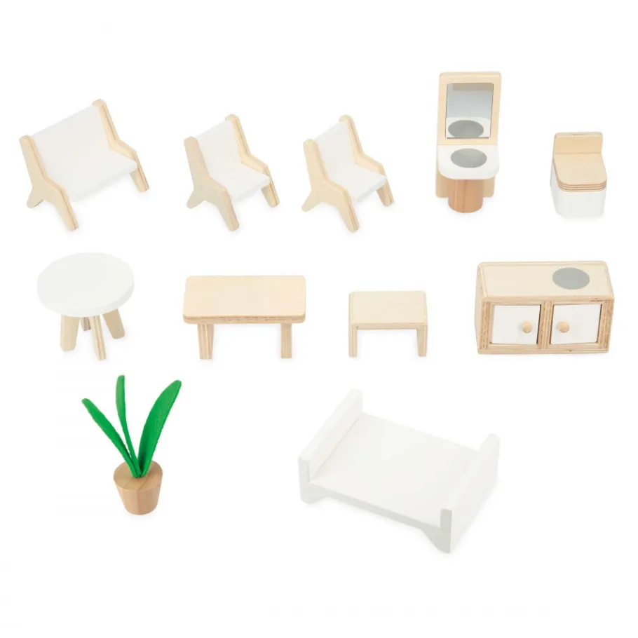 Janod Maison de Poupées Twist* Maison De Poupées|Accessoires Poupons, Poupées & Ménage