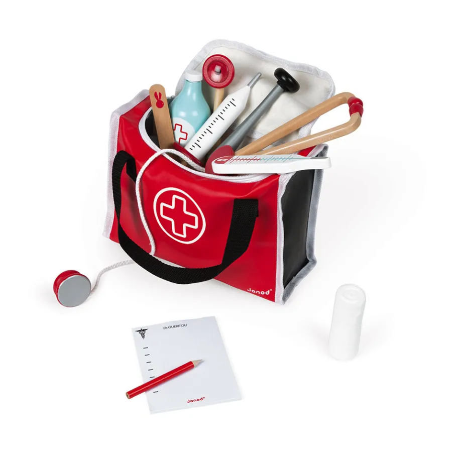 Janod Mallette du Docteur (bois)* Beauté|Imitation Métiers