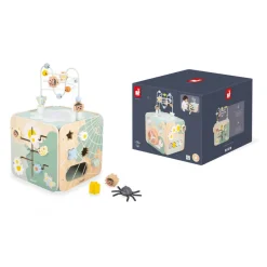 Janod Maxi Cube Multi-activités Sweet Cocoon* Bouliers, Loopings & Panneaux D'Activités|Cubes & Pyramides