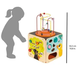 Janod Maxi looping multi-activités (bois)* Formes & Couleurs|Bouliers, Loopings & Panneaux D'Activités