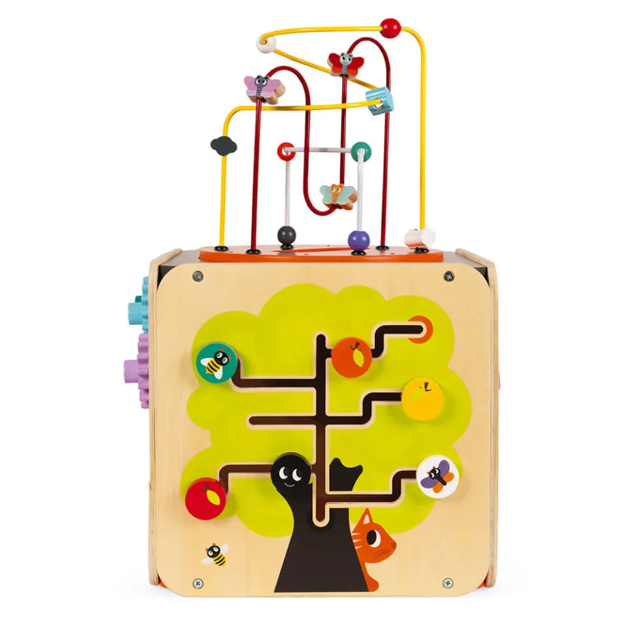 Janod Maxi looping multi-activités (bois)* Formes & Couleurs|Bouliers, Loopings & Panneaux D'Activités