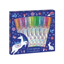 Janod Mini stylos gel pailletés Dreamland x8* Tampons & Papeterie