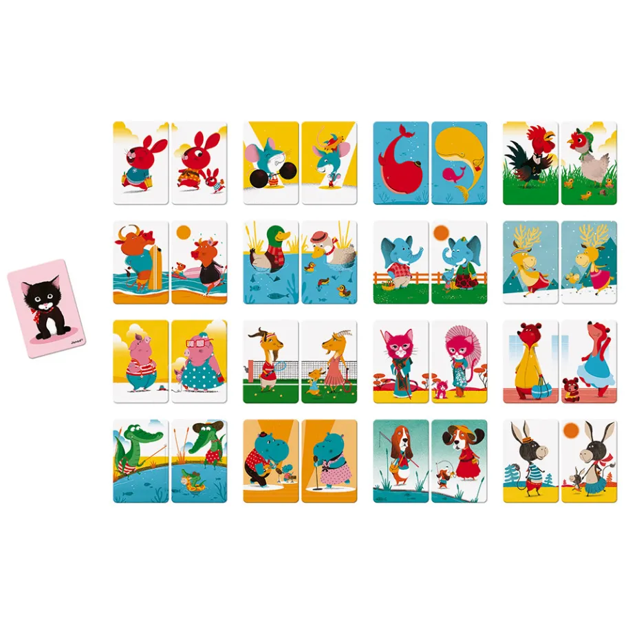 Janod Mistigri* Jeux De Mémoire & D'Associations|Jeux De Cartes