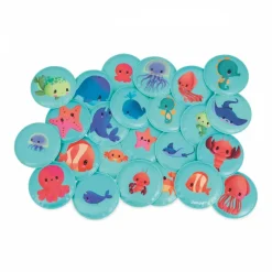 Janod Mémo de Bain Mes Bébés Animaux* Puzzles & Jeux De Mémo Pour Le Bain