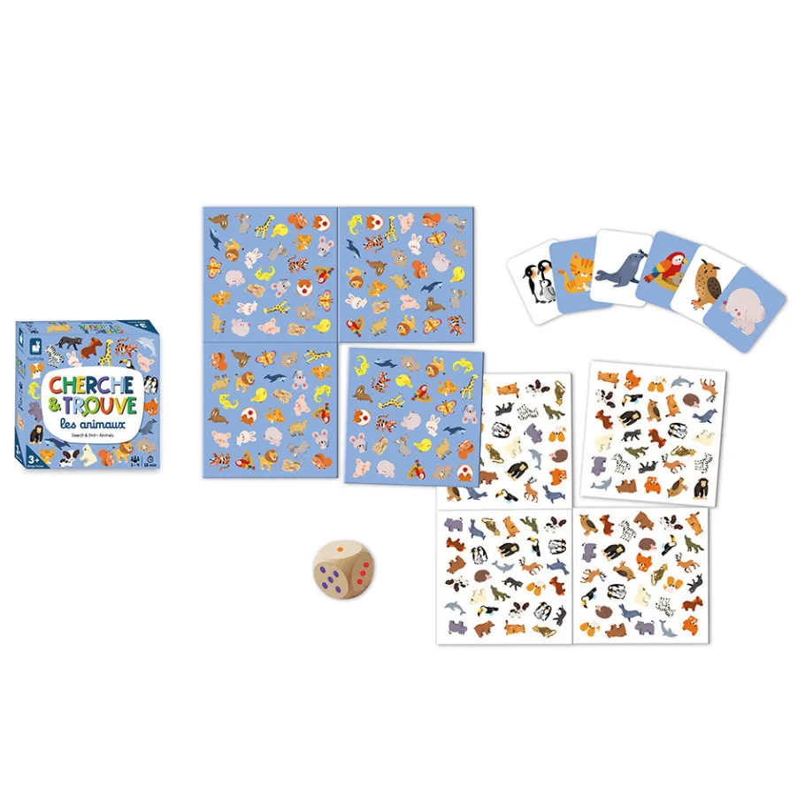 Janod Mon Premier Cherche Et Trouve - Animaux* Jeux De Mémoire & D'Associations