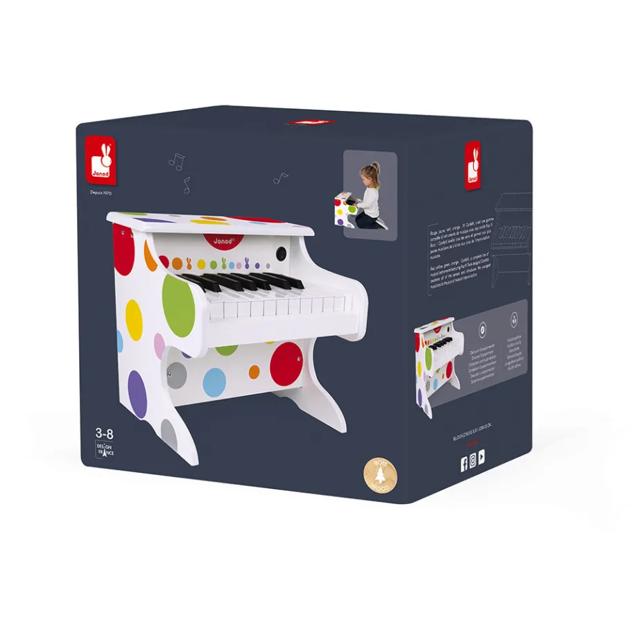 Janod Mon premier piano électronique (bois)* Jouets Musicaux