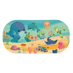 Janod Mon Puzzle de Bain Océan* Puzzles & Jeux De Mémo Pour Le Bain