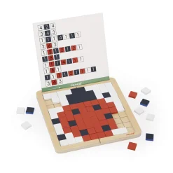 Janod Mosaïque Symétrie et Codage* Jeux Éducatifs Primaire|Jeux Éducatifs Maternelle