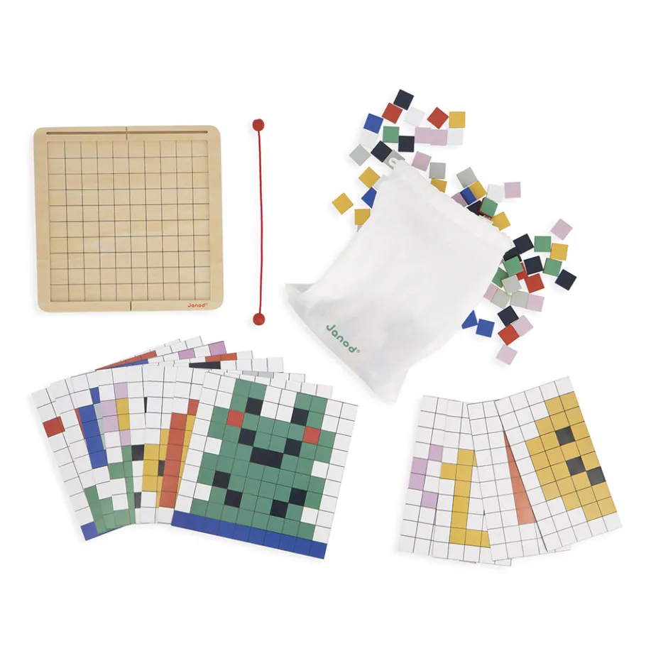 Janod Mosaïque Symétrie et Codage* Jeux Éducatifs Primaire|Jeux Éducatifs Maternelle