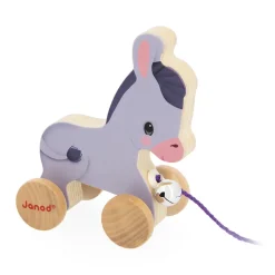 Janod Âne à Promener Ferme* Tracteurs & Animaux De La Ferme|Jouets À Promener & À Pousser
