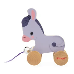 Janod Âne à Promener Ferme* Tracteurs & Animaux De La Ferme|Jouets À Promener & À Pousser