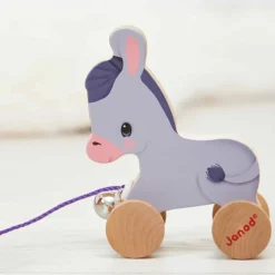Janod Âne à Promener Ferme* Tracteurs & Animaux De La Ferme|Jouets À Promener & À Pousser