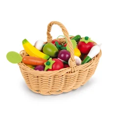 Janod Panier de 24 Fruits Et Légumes* Cuisines, Dinettes & Marchandes