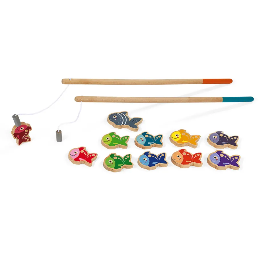 Janod Pêche à La Ligne (bois)* Jeux De Pêche À La Ligne|Jouets Magnétiques