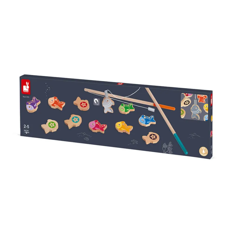Janod Pêche à La Ligne (bois)* Jeux De Pêche À La Ligne|Jouets Magnétiques