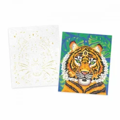 Janod Peinture au Numéro Aquarelle Félins* Peinture Par Numéro & Coloriage|Collection 
