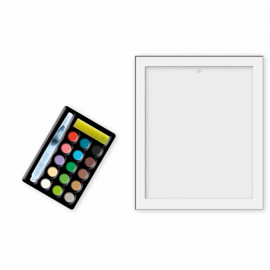 Janod Peinture au Numéro Aquarelle Chevaux* Peinture Par Numéro & Coloriage|Collection "Les Ateliers Du Calme"