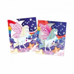Janod Peinture Nacrée et 3D Licorne* Peinture Par Numéro & Coloriage|Collection 