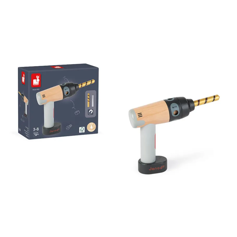 Janod Perceuse Brico'kids* Imitation Métiers|Établis, Outils & Bricolage