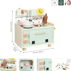 Janod Petite Cuisine en bois Mamie Soleil* Cuisines, Dinettes & Marchandes