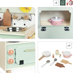 Janod Petite Cuisine en bois Mamie Soleil* Cuisines, Dinettes & Marchandes