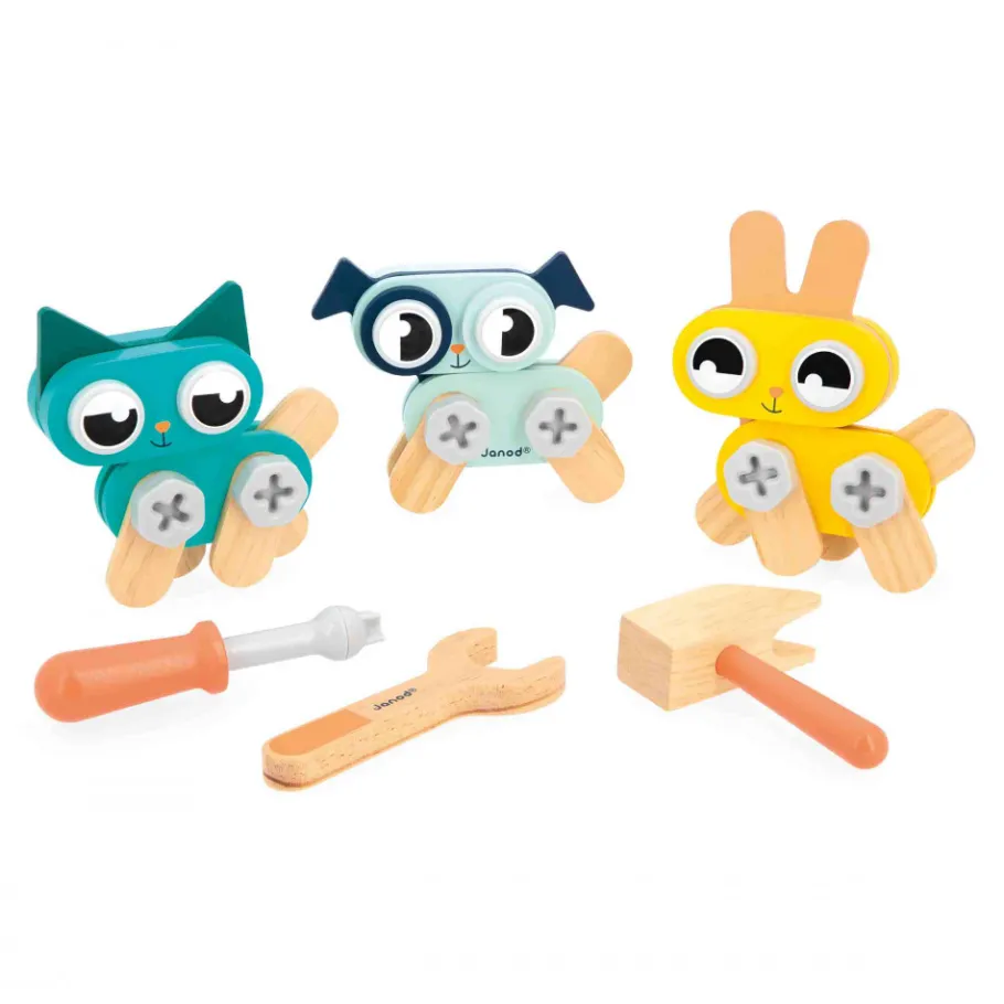 Janod Petits Animaux à Bricoler Brico'Kids* Jeux De Construction