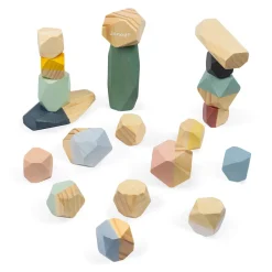 Janod Pierres à Empiler Sweet Cocoon (bois)* Jeux Éducatifs Maternelle|Formes & Couleurs