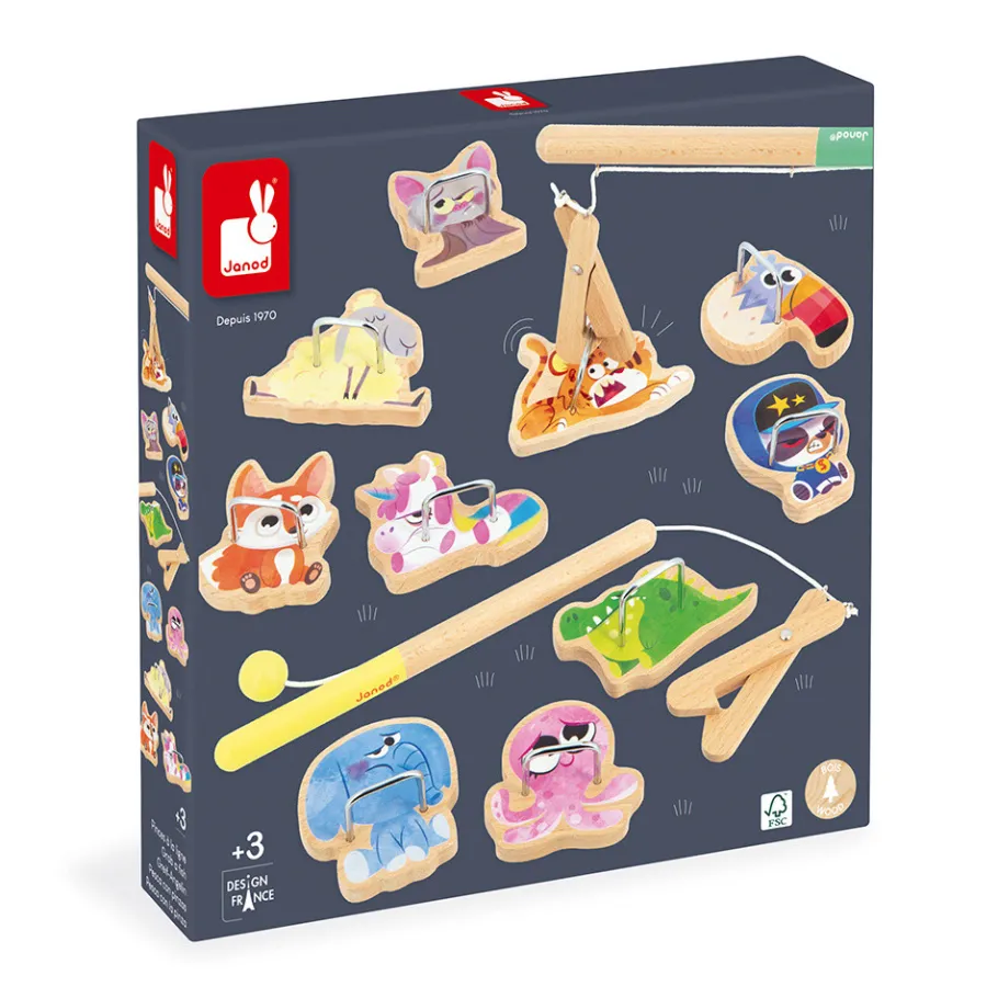 Janod Pinces à la Ligne Applepop* Jeux De Pêche À La Ligne