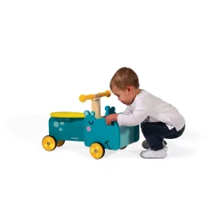 Janod Porteur Hippo (bois)* Jouets À Bascule, Porteurs & Chariots