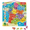 Janod Puzzle Carte France Magnétique 93 pièces* Jeux Éducatifs Primaire|Jeux Éducatifs Magnétiques