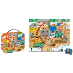 Janod Puzzle Chantier 36 pièces* Puzzles Fabriqués En France|Puzzles 20 À 49 Pièces