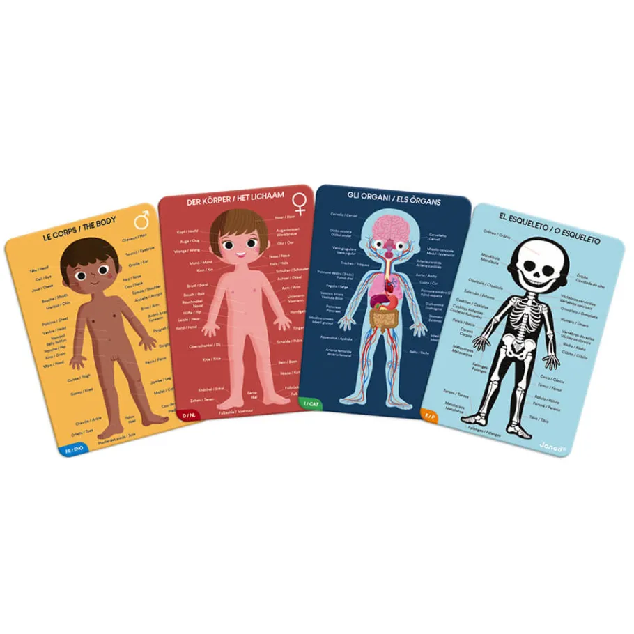 Janod Puzzle éducatif géant Le Corps Humain* Jeux Éducatifs Primaire|Jeux Éducatifs Science & Géographie