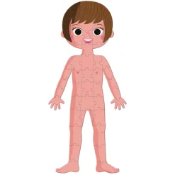 Janod Puzzle éducatif géant Le Corps Humain* Jeux Éducatifs Primaire|Jeux Éducatifs Science & Géographie