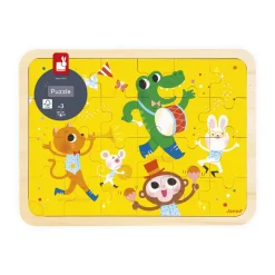 Janod Puzzle en bois C'est la fête 24 pièces* Puzzles 20 À 49 Pièces|Puzzles En Bois Premier Âge