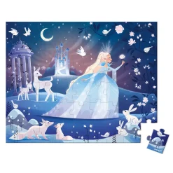 Janod Puzzle Féérie des Glaces 54 pièces* Puzzles Fabriqués En France|Puzzles 50 À 149 Pièces