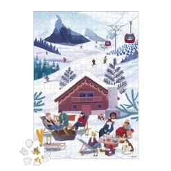 Janod Puzzle Hiver à La Montagne 500 pièces* Puzzles 500 À 2000 Pièces