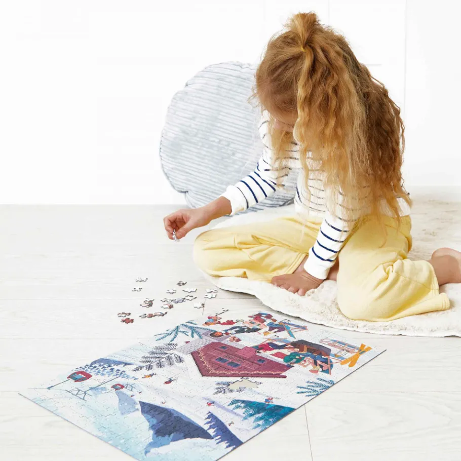 Janod Puzzle Hiver à La Montagne 500 pièces* Puzzles 500 À 2000 Pièces