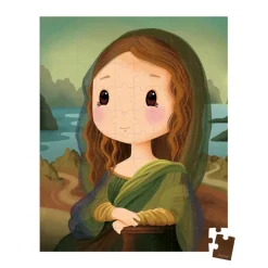 Janod Puzzle Inspiré de De Vinci 100 pièces* Puzzles Fabriqués En France|Puzzles 50 À 149 Pièces
