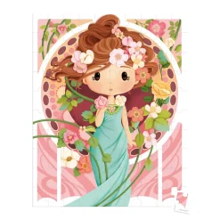 Janod Puzzle Inspiré de Mucha 100 pièces* Puzzles Fabriqués En France|Puzzles 50 À 149 Pièces