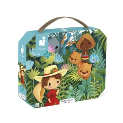 Janod Puzzle Inspiré de Rousseau 100 pièces* Puzzles Fabriqués En France|Puzzles 50 À 149 Pièces