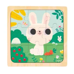 Janod Puzzle Lapin Blanc* Puzzles En Bois Premier Âge|Puzzles En Bois Premier Âge