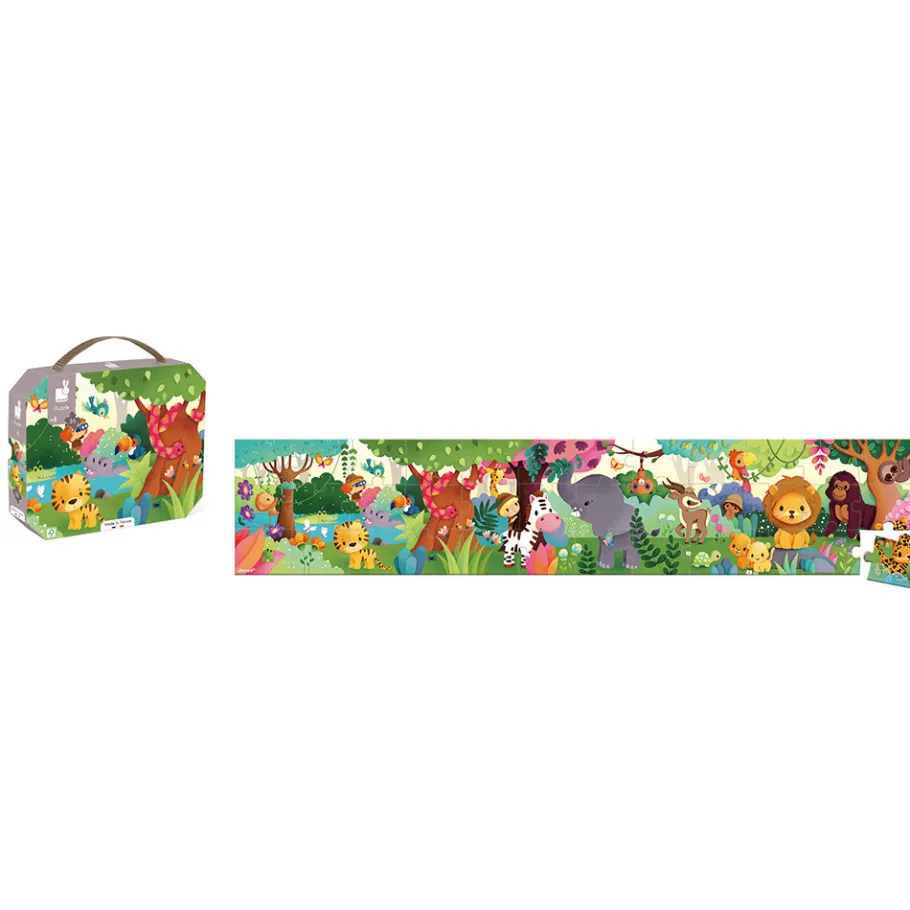 Janod Puzzle Les Animaux Sauvages 36 pièces* Puzzles Fabriqués En France|Puzzles 20 À 49 Pièces