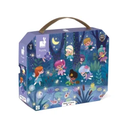 Janod Puzzle les Fées et les Nénuphars 36 pièces* Puzzles Fabriqués En France|Puzzles 20 À 49 Pièces