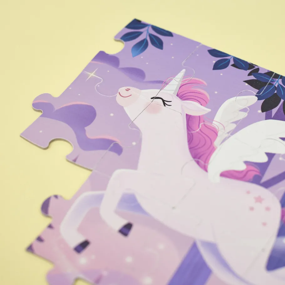 Janod Puzzle Licornes 54 pièces* Puzzles Fabriqués En France|Puzzles 50 À 149 Pièces