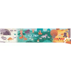 Janod Puzzle Panoramique 4 Saisons 36 pièces - Partenariat WWF®* Puzzles 20 À 49 Pièces